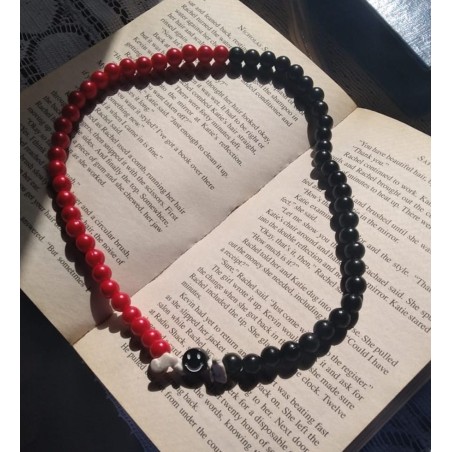 Black and Red Necklace