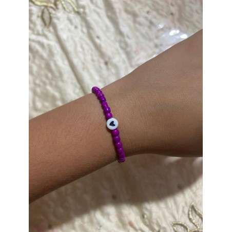 Purple Heart Bracelet