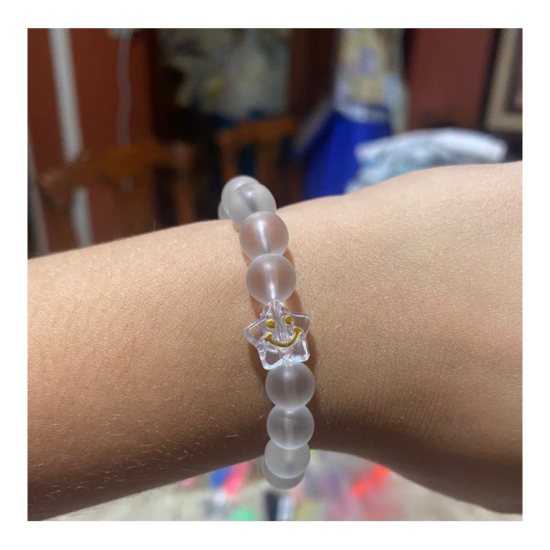 Clear star bracelet